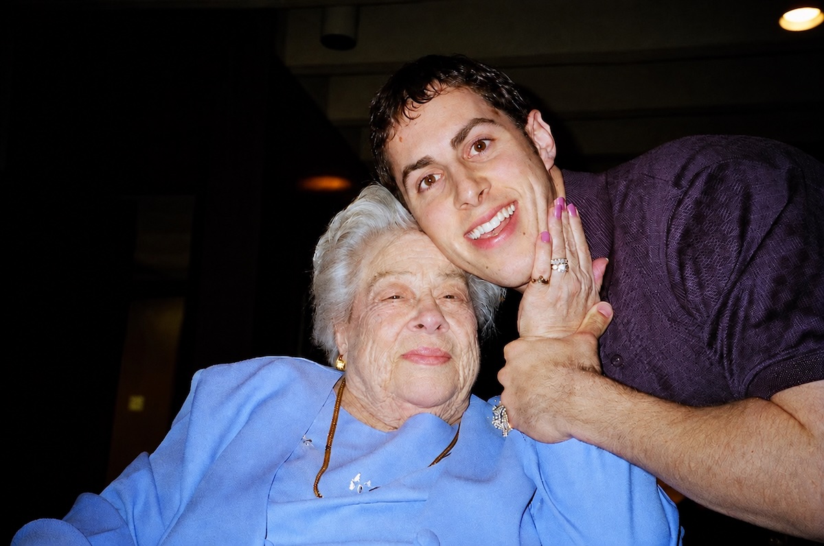 Max Keller with his grandmother, Momo